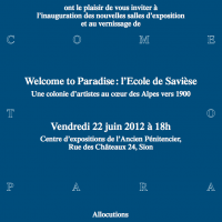 Samuel Dématraz expose au musée d'art du Valais à Sion du 23 juin 2012 au 6 janvier 2013